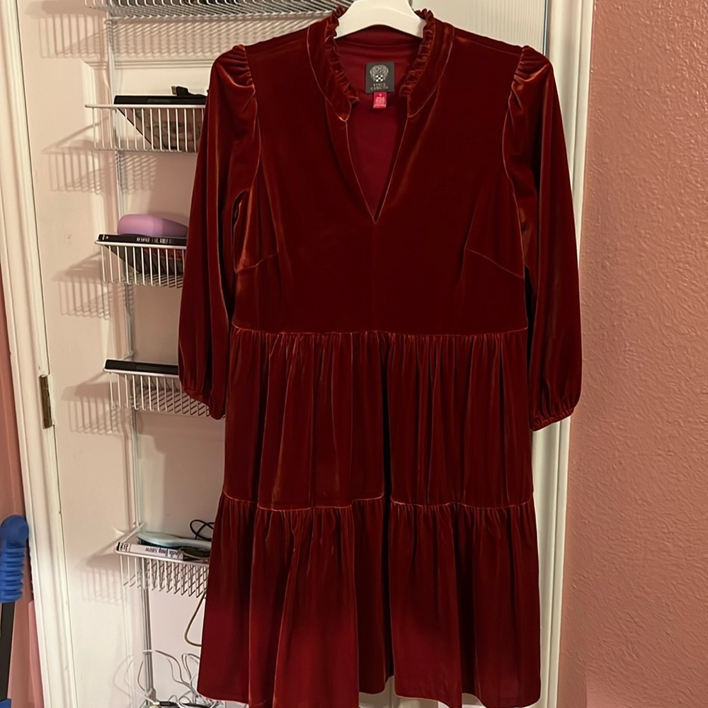 Vince Camaro velvet dress size 10